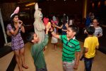 Kids enjoying easter activities at Phoenix Market City easter party in Mumbai on 14th April 2014